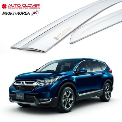 China BUSINESS/LUXURY AUTOCLOVER For Honda All New 2017 CR-V Turbo Chrome Door Sun Visor Sun Visor Door Wind Deflector Duct Shade D717 for sale