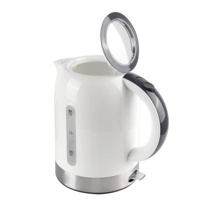 China 360 Degree Base MSF Rotation Household Kettle 1.8L Plastic Cordless Electric Electric Kettles for sale