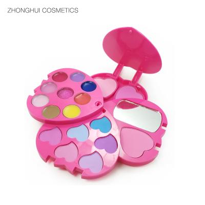 China ZHN2490 Waterproof Kids Professional Makeup Kits Pretend To Play Cosmetic Makers Mini Makeup Sets Kids Eyeshadow Palette for sale