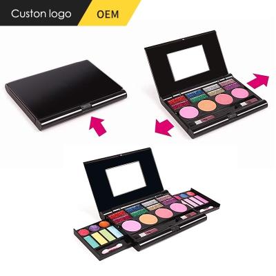 China Waterproof ZHN3111 Kids Pretend To Play Girl Makeup Sets Play Glitter Eyeshadow Palette Kids &baby's Makeup Kit for sale