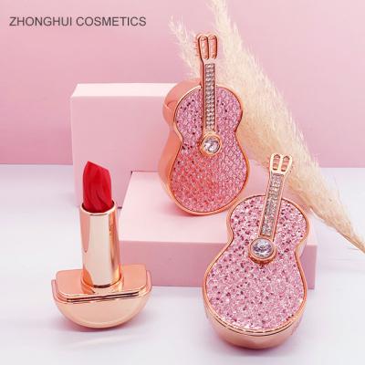 China Wholesale CCN2777 Violin Shape Private Label Velvet Lipstick High Dye Waterproof Cute Long Lasting Matte Lipstick Cosmetics for sale