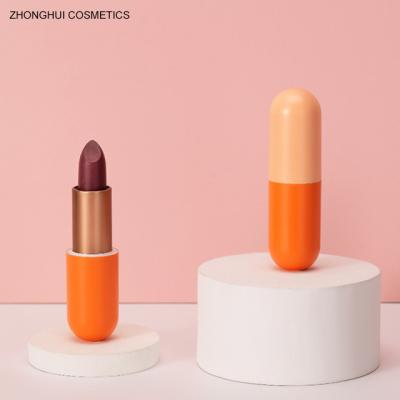 China Waterproof no logo CCN2778 beautiful lipstick tube cap shaped matte lipstick container tube velvet lipstick for sale