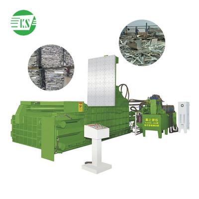 China machinery & Y81S-400 Hardware Manufacturers China Scrap Metal Steel Iron Copper Horizontal Baler for sale