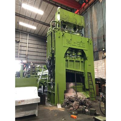 China Recycling New Technique 16T Scrap Metal Balers Recycling Hydraulic Shear for sale