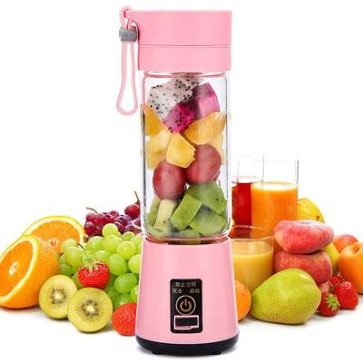 China 2022 Newest Quality Multifunctional Portable Usb Blender Juicer Cup 380Ml 6 Blades Warranty For House Office Gym for sale