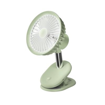 China 2021 Household Wholesale Durable Quality Fan Guard Super Quiet Rechargeable 4 Detachable Wind Speeds Board Rotating Magic Clip Fan for sale