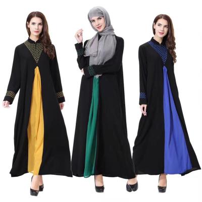 China Blackout Wujiang Manufacture Dubai Black Abaya Fabric NIDA Abaya Hijab Fabric for sale