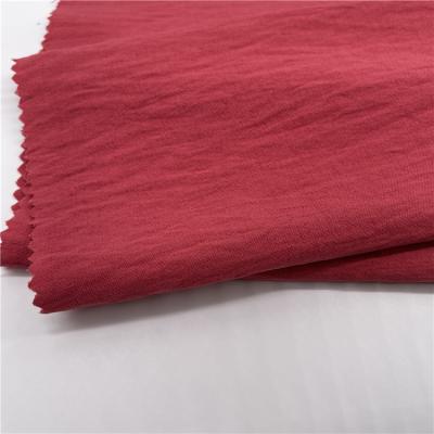 China 2021 CEY new fashion anti-static style crushed 180d chiffon cey air circulation plain woven fabrics for Egypt maket for sale