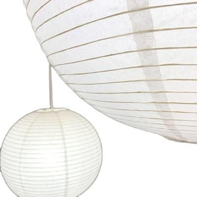 China Europe 36 inch (90 cm) above waist round white paper lantern dense view wedding lantern for sale