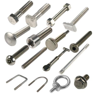 China Stainless Steel Stainless Steel Bolts Grade A4-70 Hex Bolt And Nut for sale