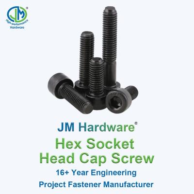 China Stainless Steel JM Mark DIN7984 Alloy Steel / Brass Socket Head Hex Screws for sale