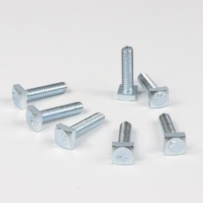 China Stainless Steel JM ASME/ANSI B18.2.1 SAE J429 Gr.2/5/8 Square Head Bolt for sale