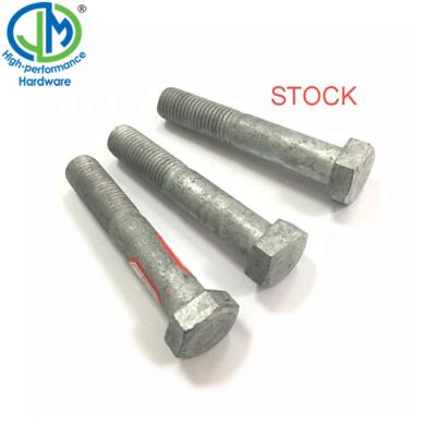 China Stainless Steel Hex Bolt With Gasket Joined DIN931 Half Threaded Hex Bolts for sale