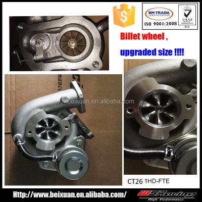 China For landcruiser 100 1HD-FTE 4.2L diesel upgrade 204HP CT26 turbocharger for landcruiser 100 1HD-FTE Turbo for sale