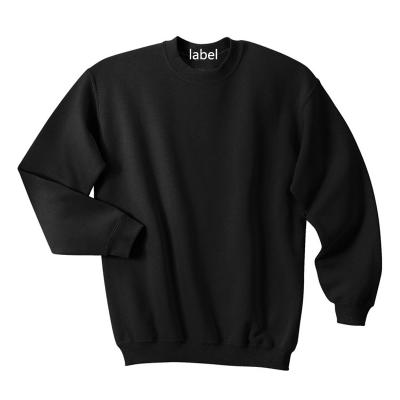 China Simple style fashion cotton anti-pilling men's oversized 100% sweatshirt without hoodie for sale