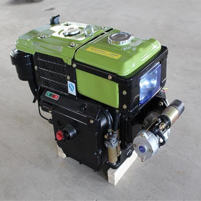 China Agricultural Machinery Or Others 10HP AIR COOLED DIESEL ENGINE 12hp 4 Stroke Slight Burn Cylinder Diesel Engine With Manual Start 4 CYLINDER DIESEL ENGINE for sale