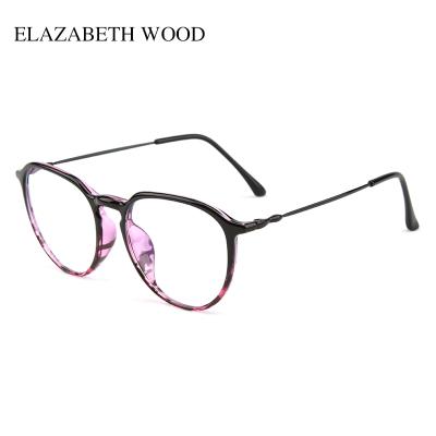 China Fashion wholesale TR90 anti-blue glass metal frame for men and women for sale