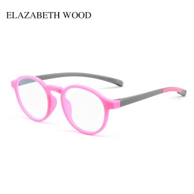 China New Pattern Fashion Silicone Anti Blue Ray Frame Glasses For Kids for sale