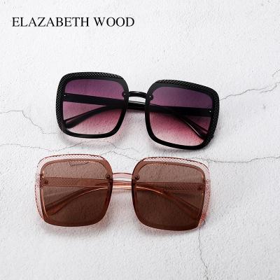 China Fashion Sunglasses Fashion 2021 Luxury Night Vision Sun River Custom Ladies Mens Goggle Sun Glasses For Women for sale