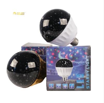 China Modern Radio Led Children Sky Projector Light Creative Laxy Light Music Starry Night Laser E27 Moon Star Projection Lamp GA for sale