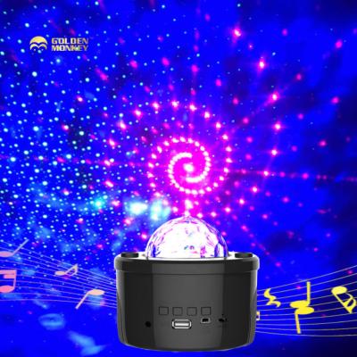 China Portable Morden Blueteeth LED USB 3 Color Speaker Music Bulb Disco Club DJ Ball Light Party Stage Light with Remote Control for sale