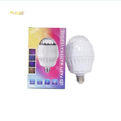 China Hotel led Waterwave to perform light dj party light wireless music rgb bulb e27 led disco lamp stage bulb for sale