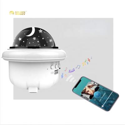 China Bule Tooth Spesker Bulb GA Projector Light Customized Starry Sky Projector Starry Mood USB Magic Music Modern Laxy USB Music Led Light for sale