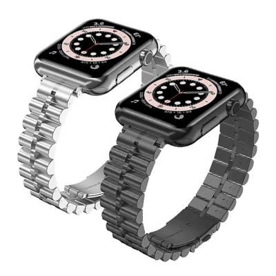 China Stainless Steel Charms Wrist Band Stainless Steel Smart Watch Band For Iphone Watch Band For Apple 7 Series Se 6 5 4 3 2 1 for sale