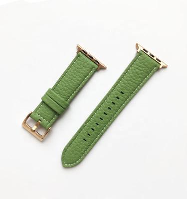 China Luxury Design Leather Hot Selling Genuine Leather Watch Bands For Apple Watch Bands Leather for sale