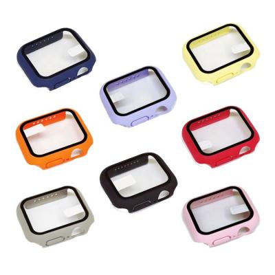 China Custom Clear Luxury Plastic 45mm Watch Case Cover 38mm 40mm 41mm 42mm 44mm Screen Protector For Apple I Watch Series 7 6 5 Se 4 3 2 1 for sale