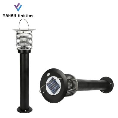 China Amazon Sustainable Top Sell Stainless Steel Zapper Waterproof Solar Mosquito Killer Lamp for sale