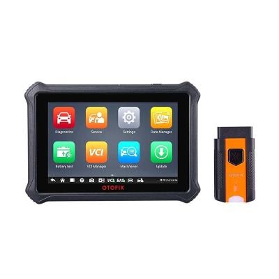 China 70+ Car Brands All System OBD2 Diagnostic Tool Tablet Automotive Scanner 30+ DPF EPB BMS Oil Reset OTOFIX D1 Service Function Bi-Directional for sale