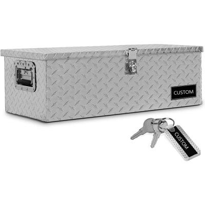 Chine Custom Aluminum Storage Electrical Industry Workshop Repair Tool Box Packout Tool Box with Lock Keys, Silver à vendre