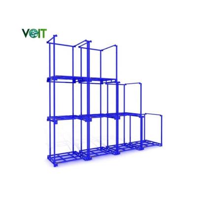 China Hot Selling Corrosion Protection Japan Powder Coated Heavy Duty Warehouse Rack Frame Stackable Modular Palletainer for sale