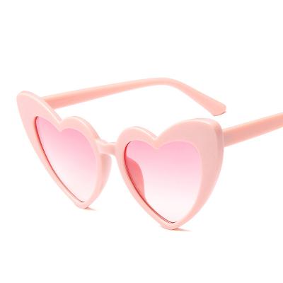 China Hot Sale Heart Shape Sunglasses Women Shape Love&Roses Sunglasses Metal Hinge for sale