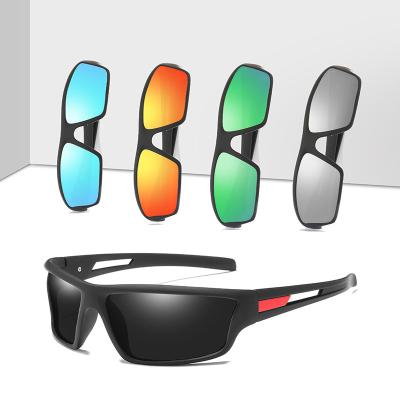 China Sports Sunglasses 2023 New Polarized Windproof Recycling Rise Sunglasses Outdoor Sports Mountain Bike Sunglasses for sale