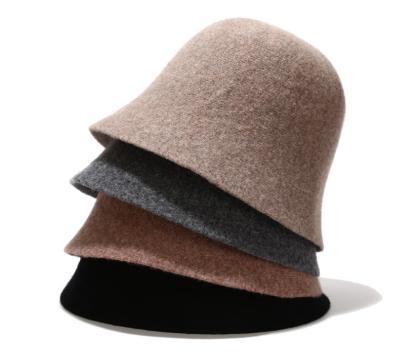 China Hot Sale Picture Fashion Women Fedora Hat Winter Warm Wool Felt Simple Ribbon Logo Character Lady Unisex Customized Spring Accessory for sale