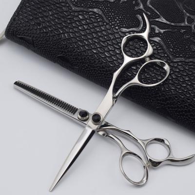 China Right-Handed Scissors SHIMAMO 6 inches hair cutting salon barber thinning shears  professional hair scissors cut set hairdressing scissors for sale