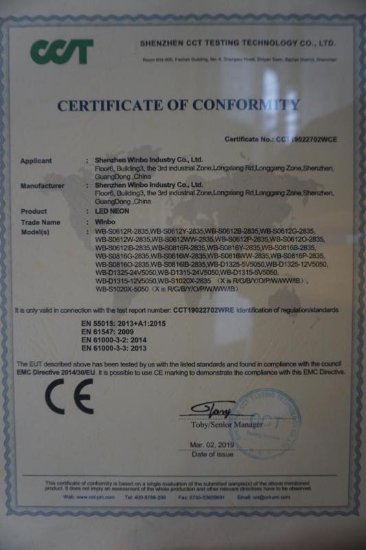 CE - Shenzhen Winbo Technology Co., Limited