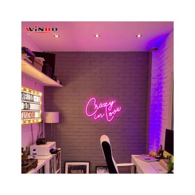 China Buildings hot sale wedding neon sign better together crazy neon sign in love neon sign for sale