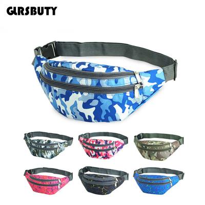 China Colorful Bum Belt Bag Phone Zipper Pouch Packs Travel Water Proof Women Fanny Pack GLRSBUTY Free Waist Bag Men Fashion for sale