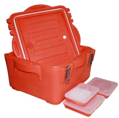 China 26L Waterproof Plastic Insulated Food Transport Box Keeping Food Warmer Box for sale