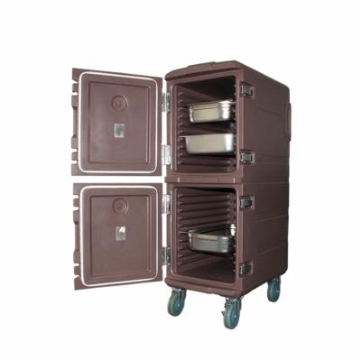 China Food Grade Hotel Equipment Insulated Food Transport Carts For Hot And Cold Food for sale