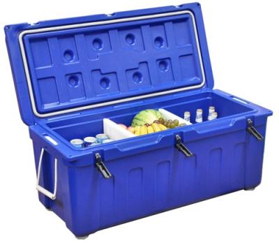 China 80L Food Insulated Fish Packaging Box Cold Chain Cooler Cooler Box for sale