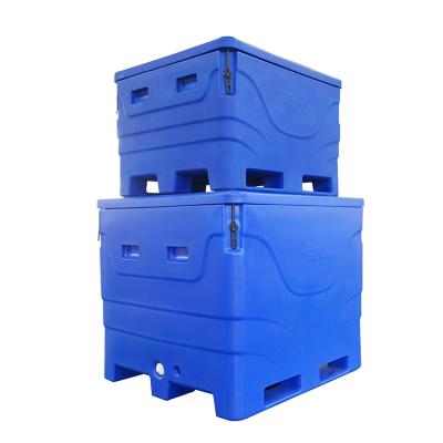 China Large 1000liter PE Container For Fish Fish Container Fish Cooler for sale