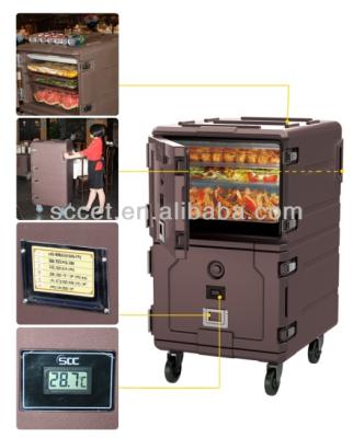 China 300L double-layer insulated cabinet with wheels, insulated box, insulated cabinet SB2-B300 for sale