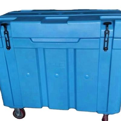 China Durable Thick Insulated Dry Ice Storage Container Dry Ice Box Transport Ice Tank for sale