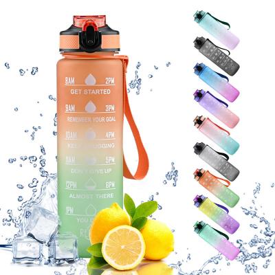 China 32 oz BPA Stored Leak-Proof Toxic Fitness & Outdoor Drinking Water Bottle with Carry Strap for sale