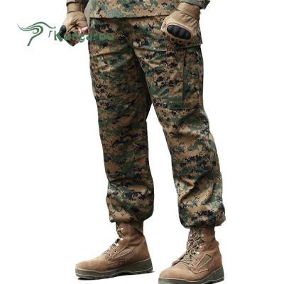 China Digital Anti-static High Quality Public Camouflage Jungle Training Fan Army Version Dress Tactical Pants for sale