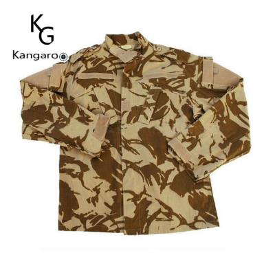 China Rip-Stop Mens 35% Polyester 35% Cotton Woven Desert Camouflage Military Uniform for sale